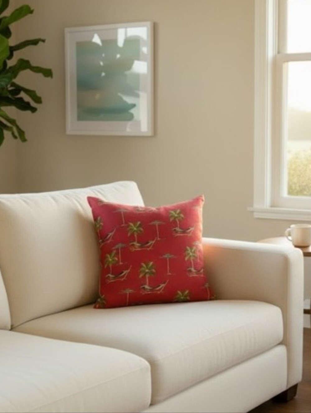 Custom Accent Pillow  22”X 22” - Picture 4 of 6